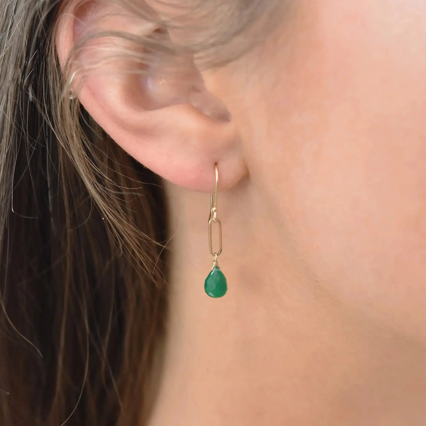 Rhode Green Onyx Earring Jewelmak Shop