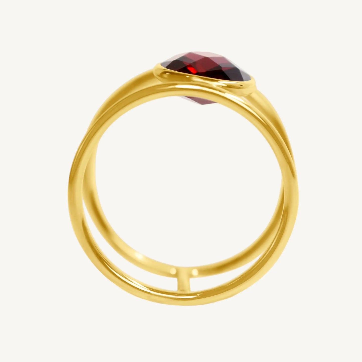 Selena Garnet Ring Jewelmak Shop