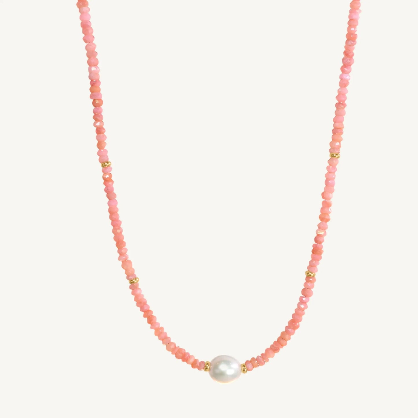 Selenia Pink Opal Necklace Jewelmak Shop