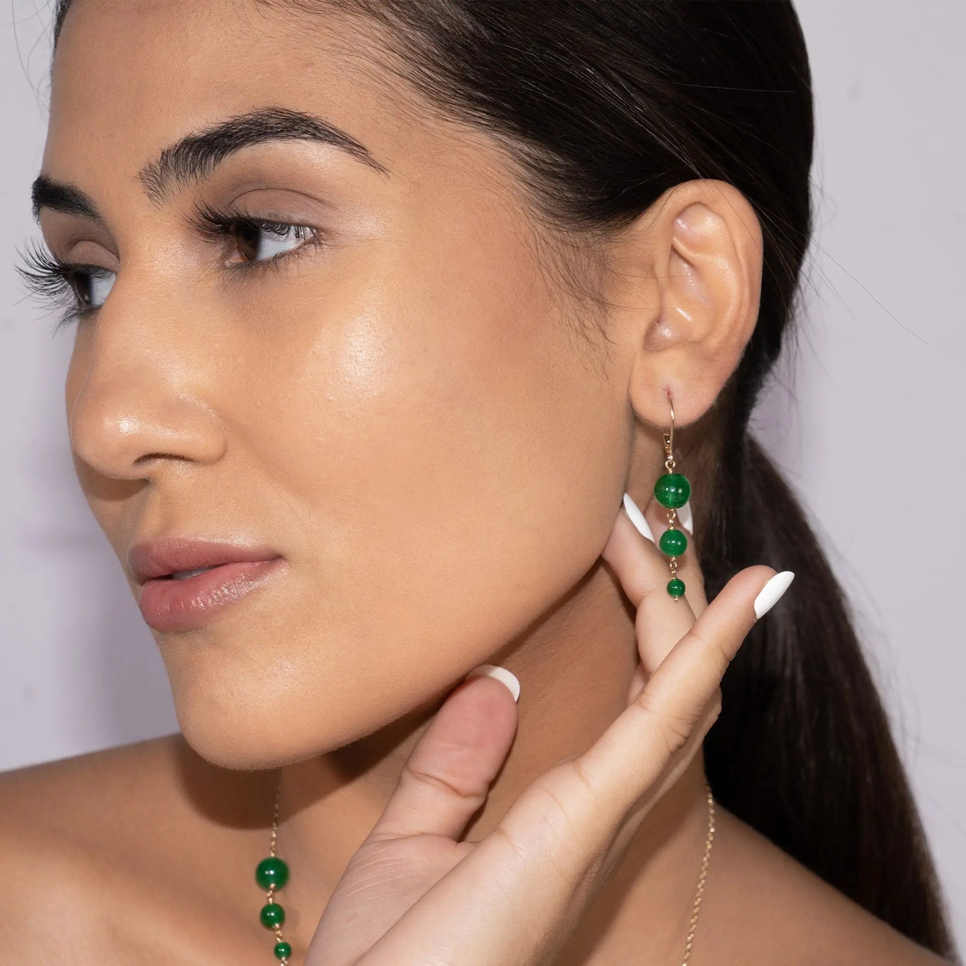 Stormi Jade Graduated Earrings Jewelmak Shop
