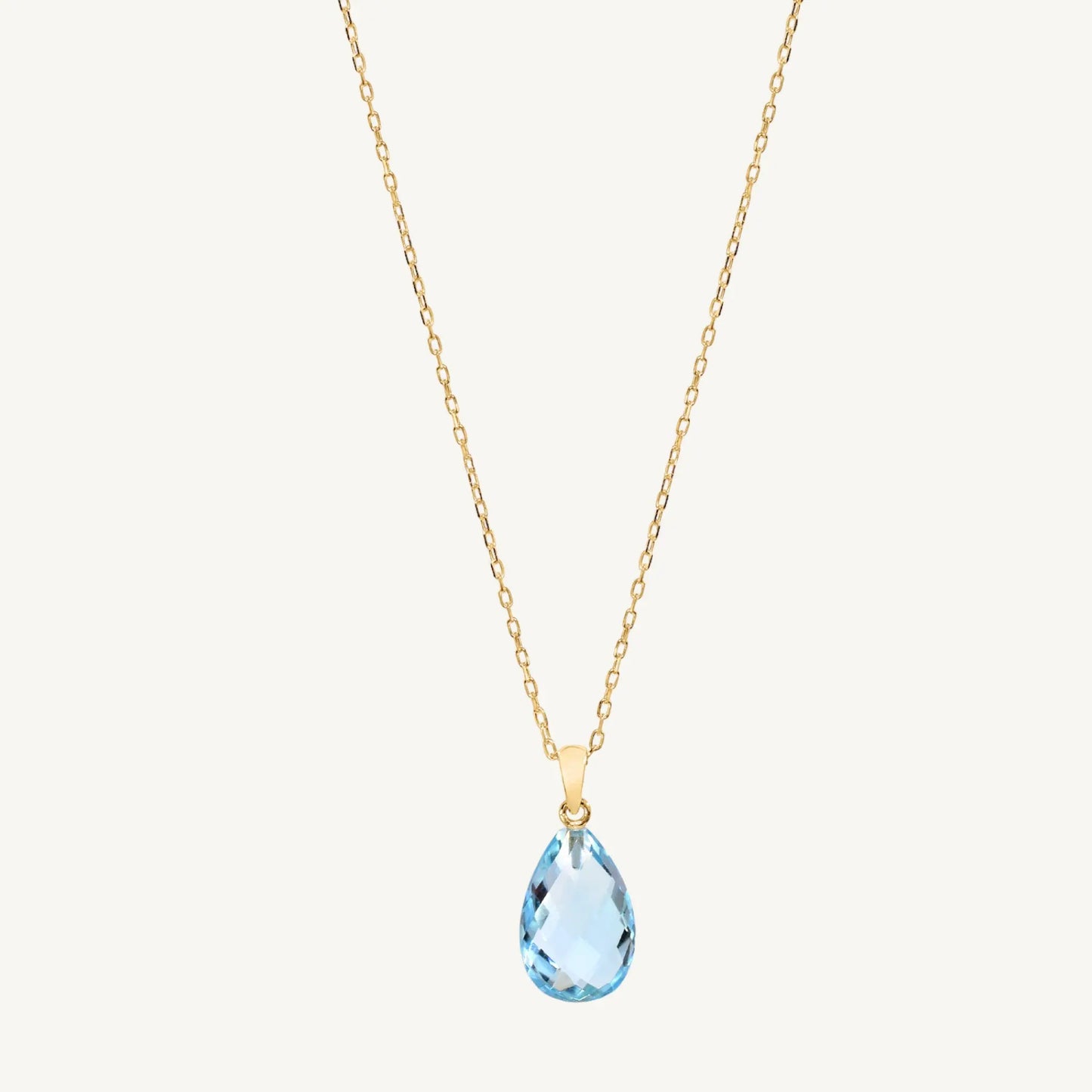 Tasia Blue Topaz Necklace Jewelmak Shop
