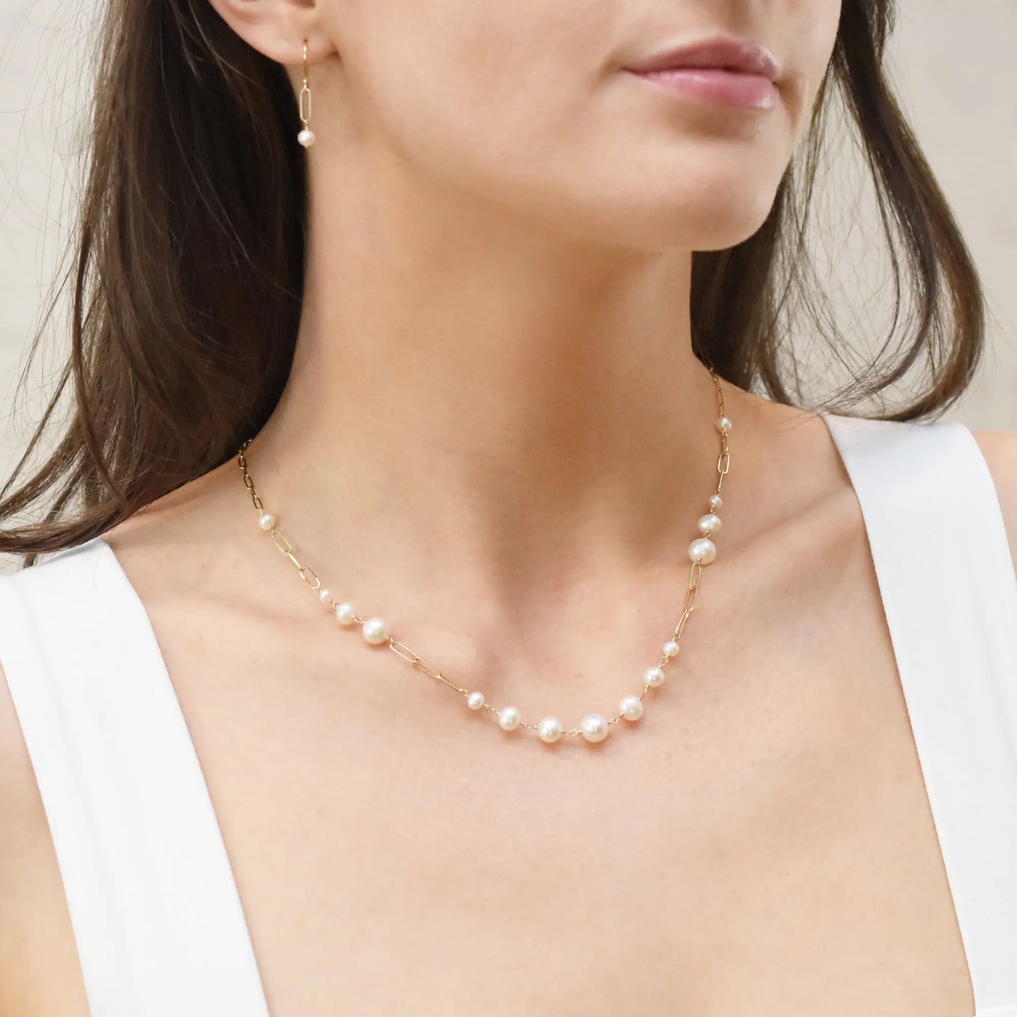 Willa Pearl Necklace Jewelmak Shop